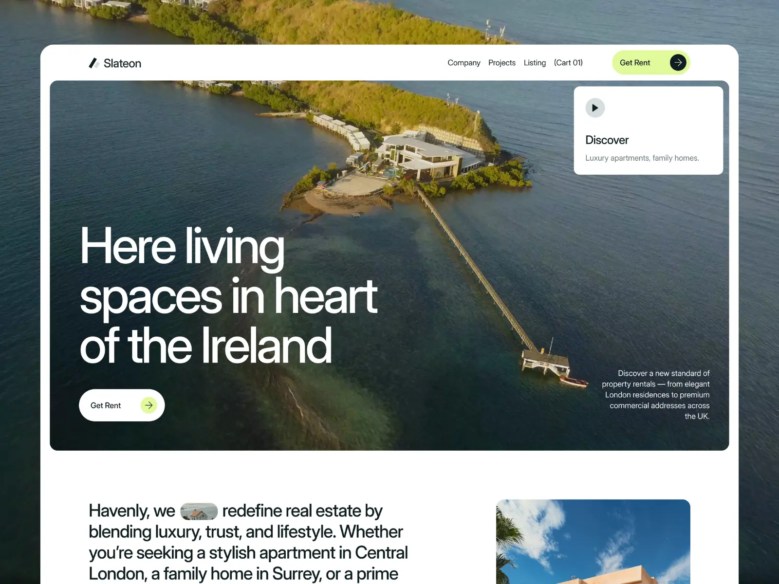 Slateon — Real Estate Framer Template — Waida Studio Framer Template
