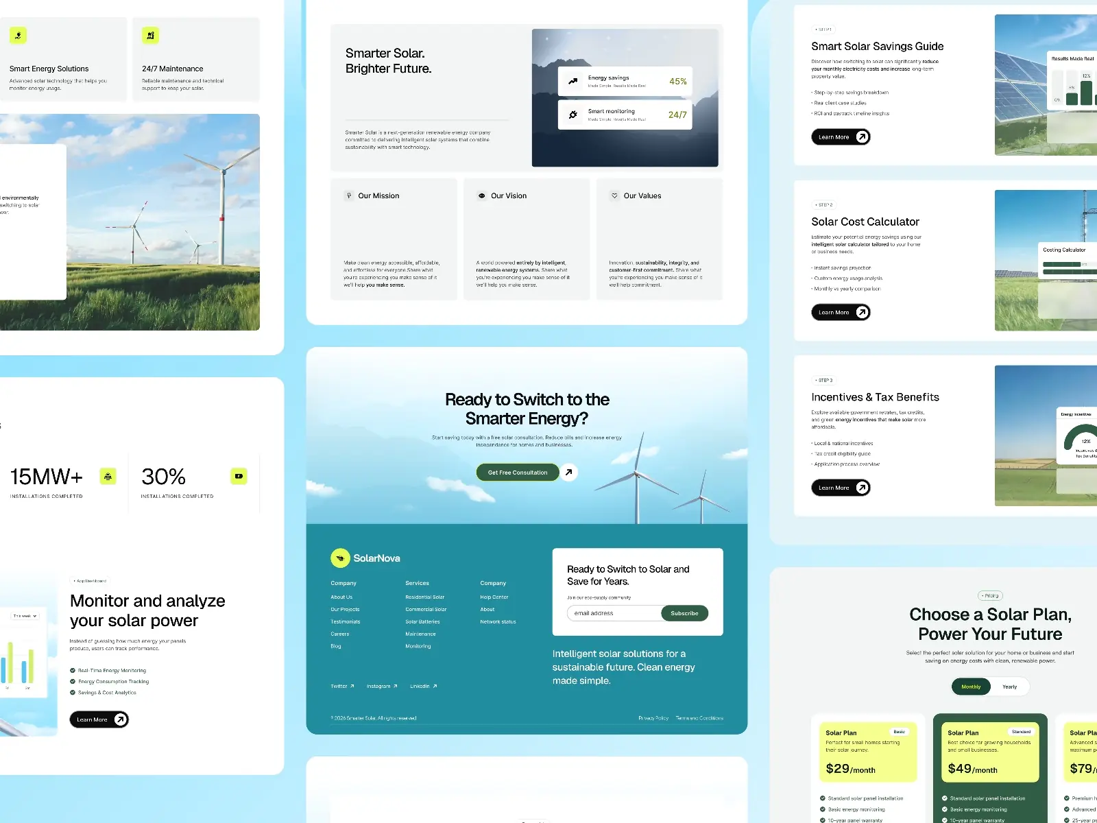 Solarnova — Solar Energy Website Template