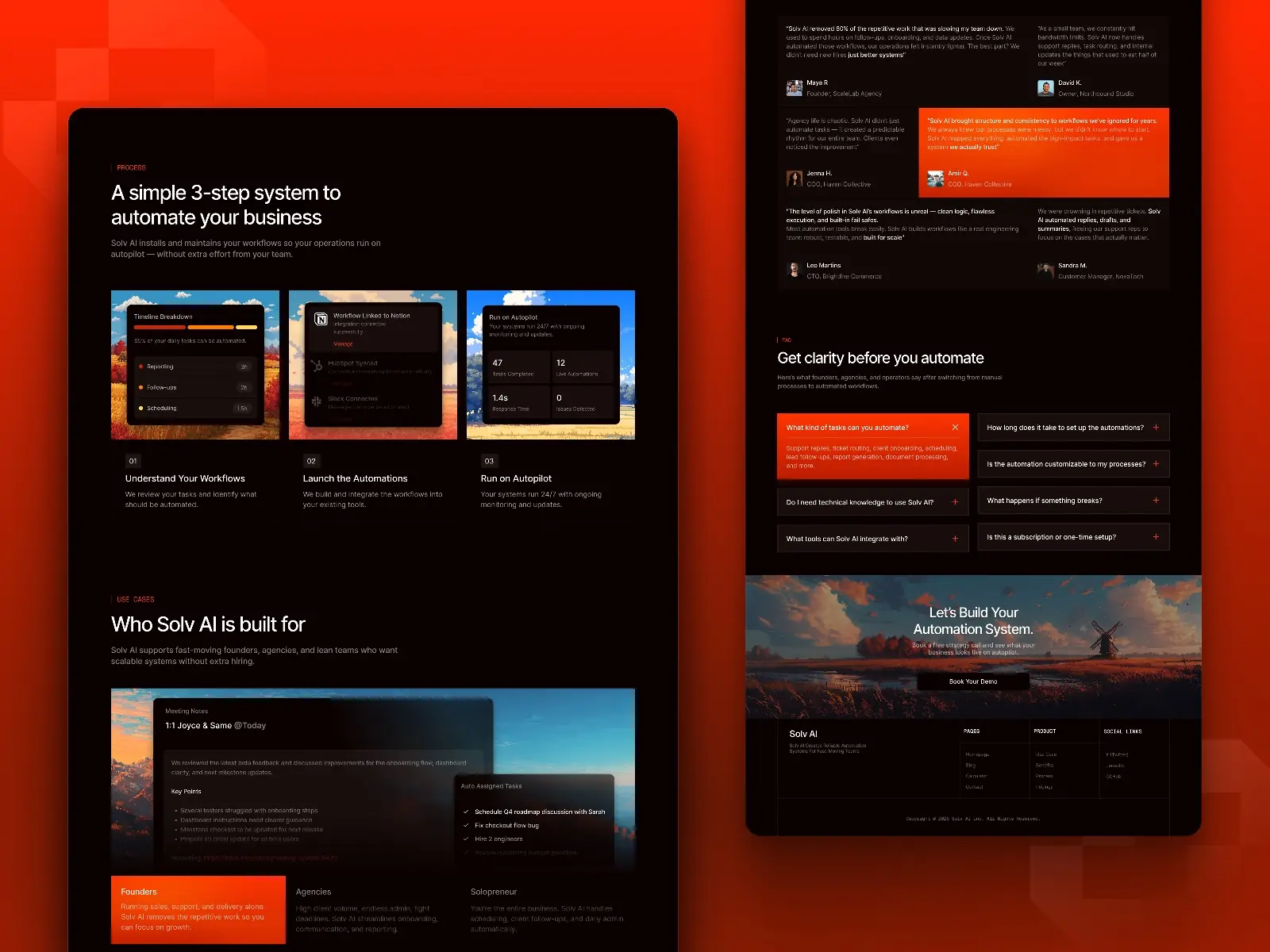 Solv — AI Automation Agency Template