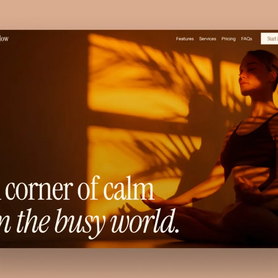 Soulflow — Yoga and Wellness Template — Shivang Singh Framer Template