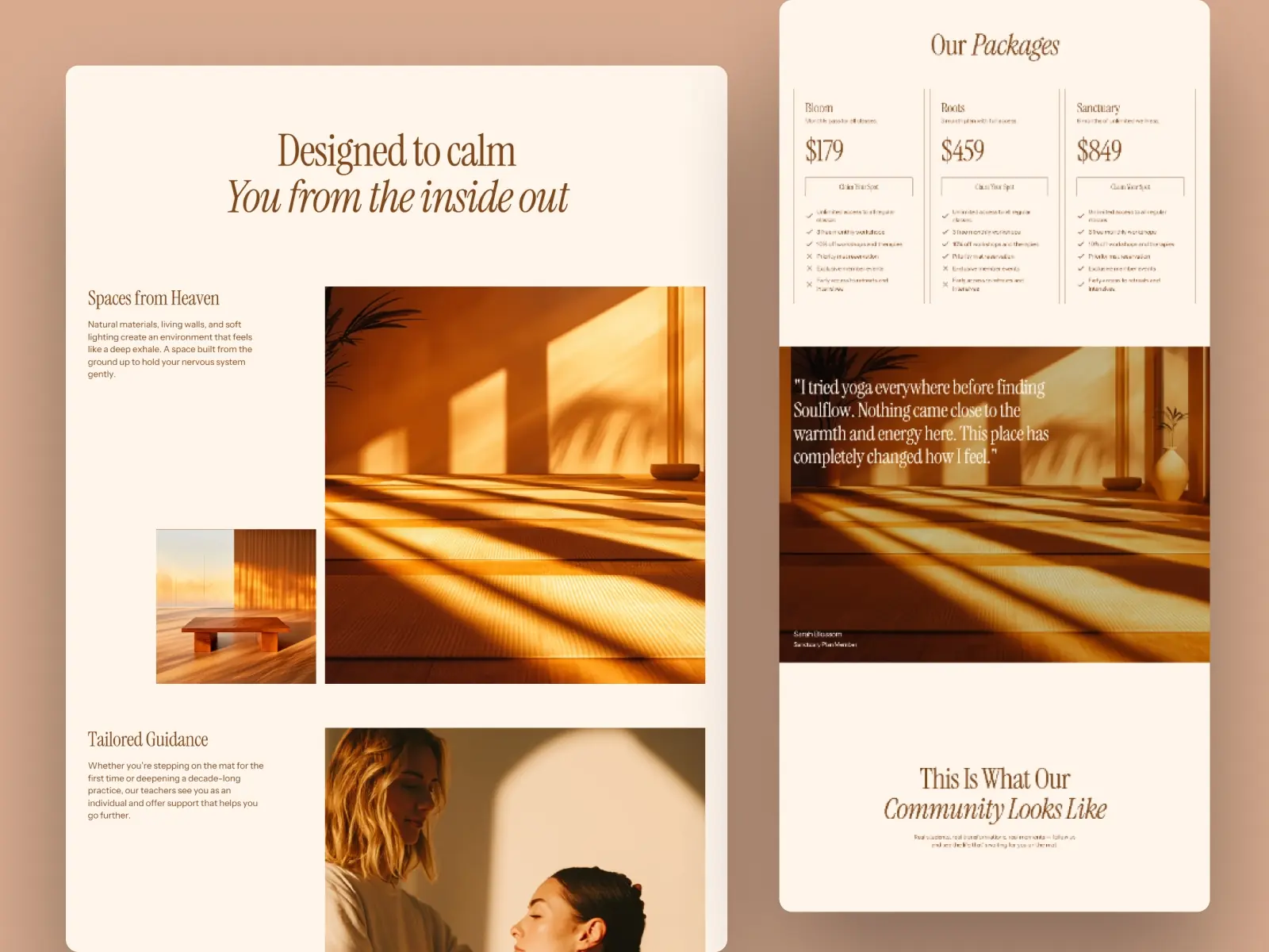Soulflow — Yoga and Wellness Template