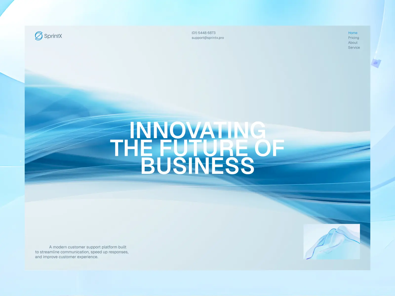SpringX — SaaS Startup Website — Samero Framer Template