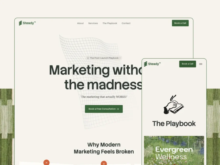 Steady — Win clients without the noise. — Neueframe Framer Template