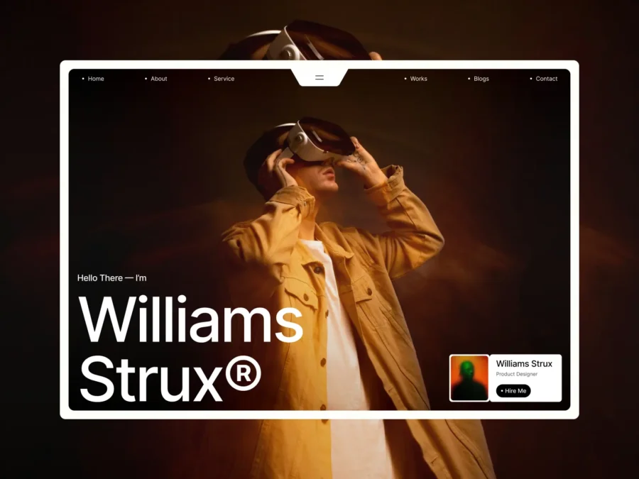 Struqx — Conversion-Driven Product Designer — Grabui Library Framer Template