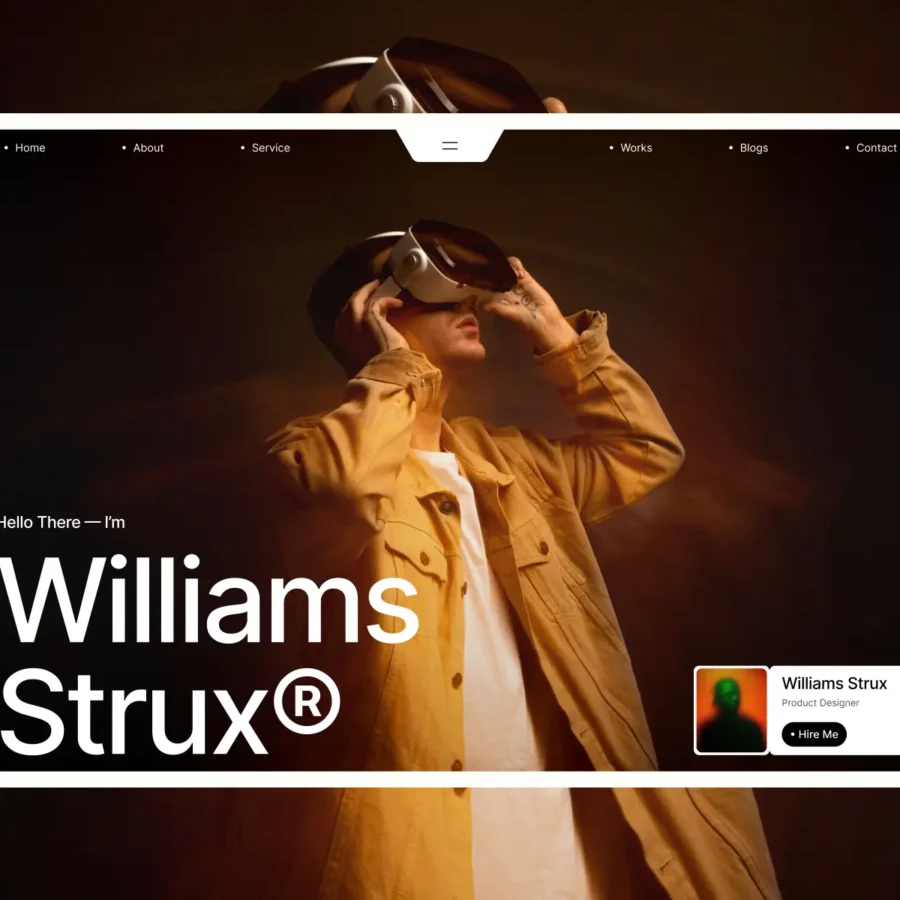Struqx — Conversion-Driven Product Designer — Grabui Library Framer Template