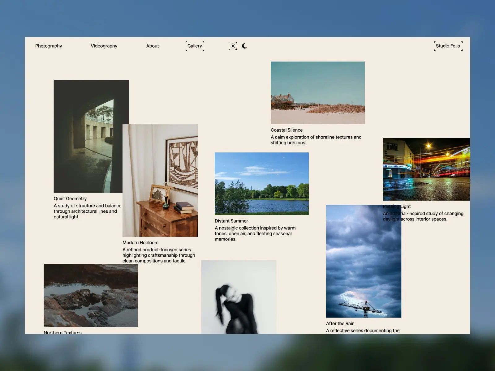 Studio Folio — Premium Portfolio Template — Huehaus Studio Framer Template