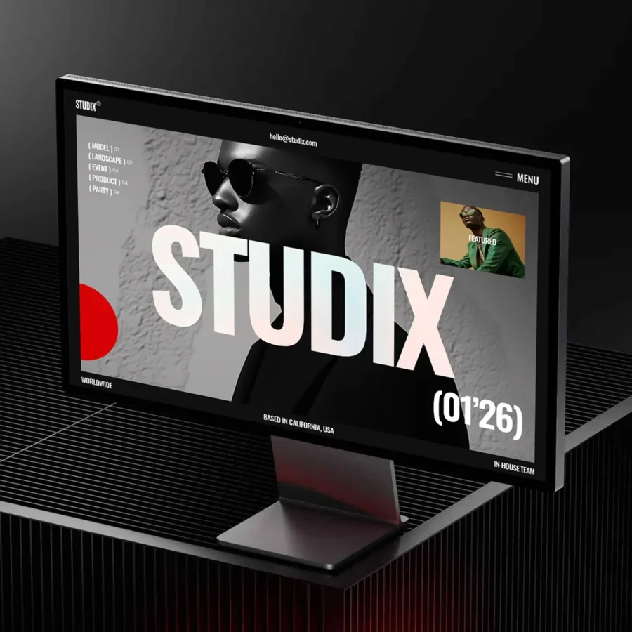Studix — Photography Agency Template — Oval Studio Framer Template