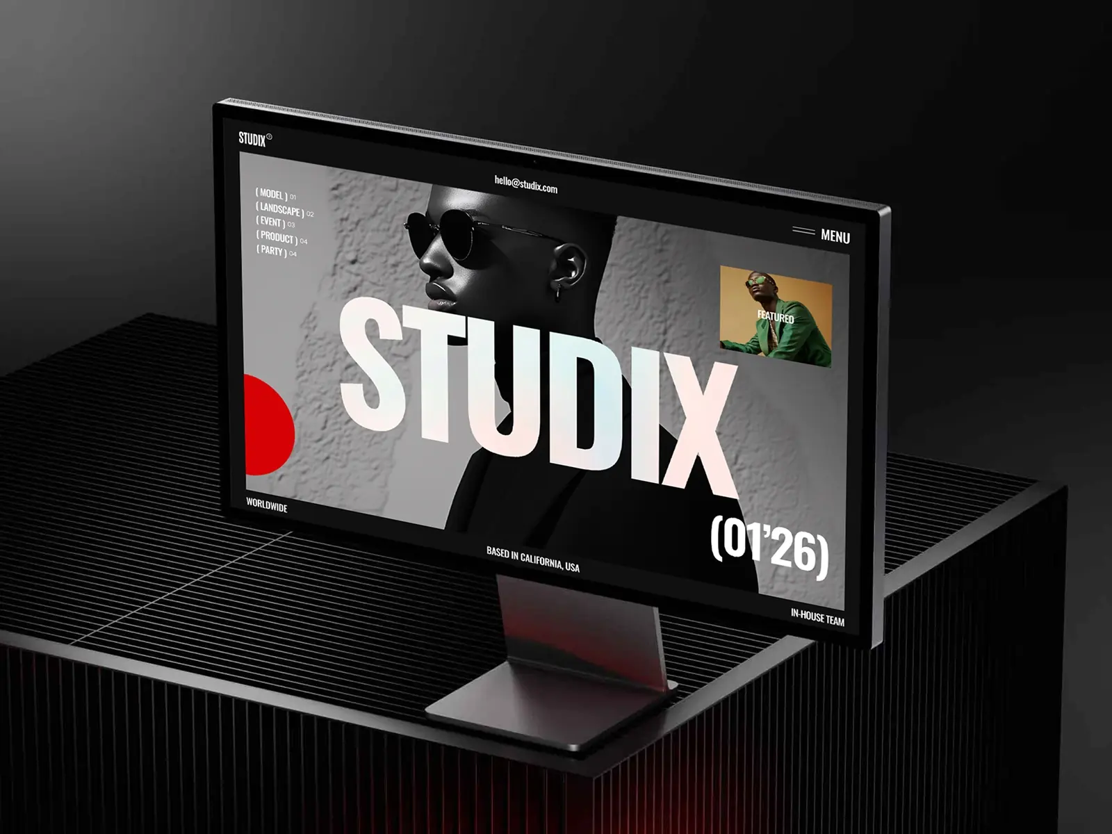 Studix — Photography Agency Template — Oval Studio Framer Template