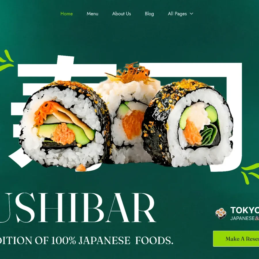 Sushi — Authentic Japanese Sushi & Dining — Framerbucket Framer Template