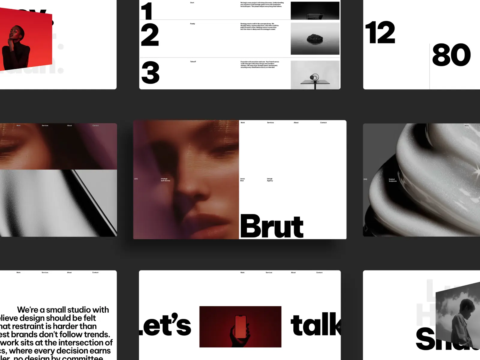 SwissBrut — Free Portfolio Onepager — Swiss Themes Framer Template