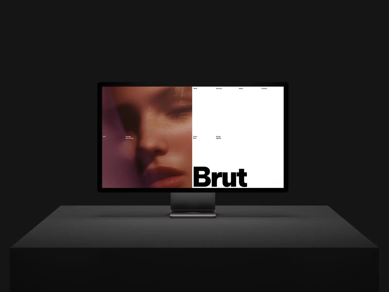 SwissBrut — Free Portfolio Onepager