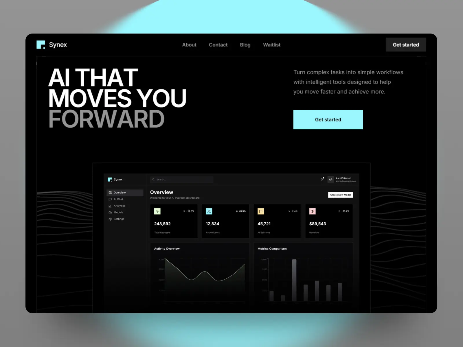 Synex — Modern AI SaaS Framer Template — Nikita Shabunko Framer Template