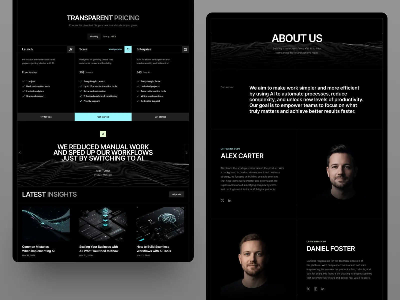 Synex — Modern AI SaaS Framer Template