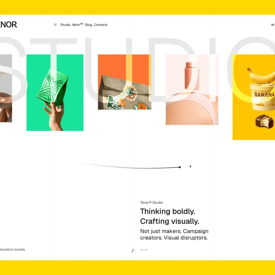 Tenor — Agency & Portfolio Framer Template — Helder Vilela Framer Template
