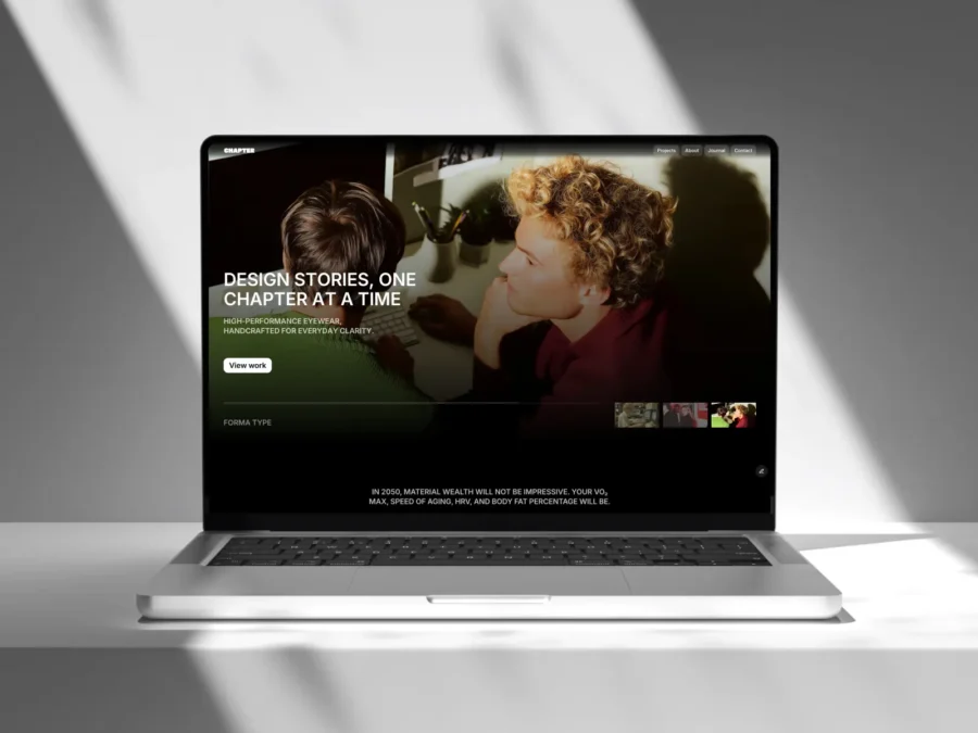 The Chapter — Simple Agency & Portfolio Template — Ali Çorak Framer Template