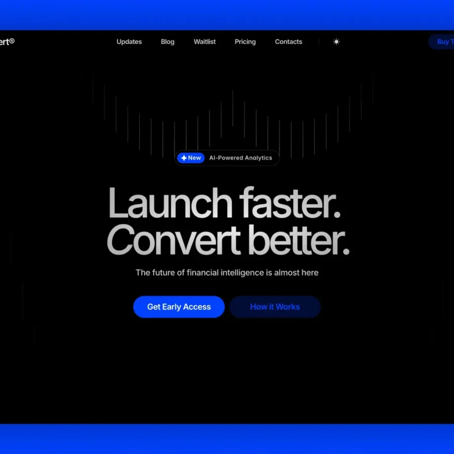 The Convert® — Premium SaaS Marketing Template — Ivan Bursky Framer Template