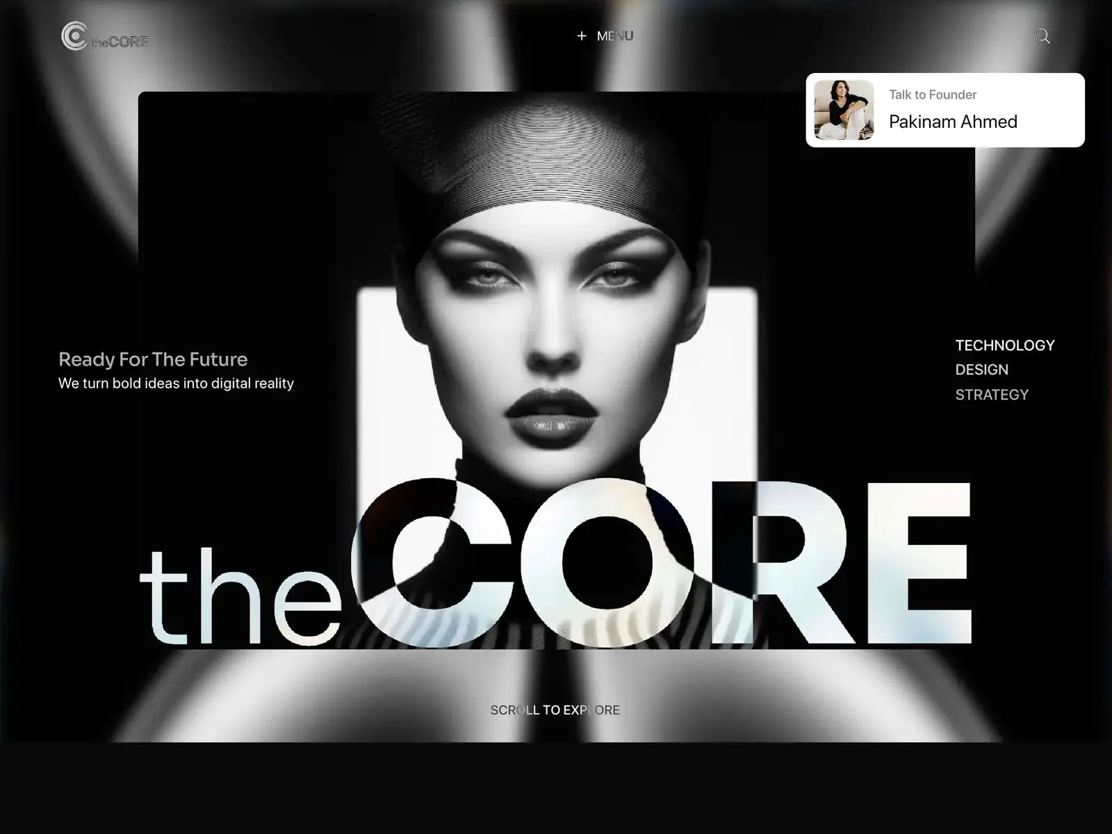 the Core — Elite Agency Portfolio Template — Shen Zhang Framer Template
