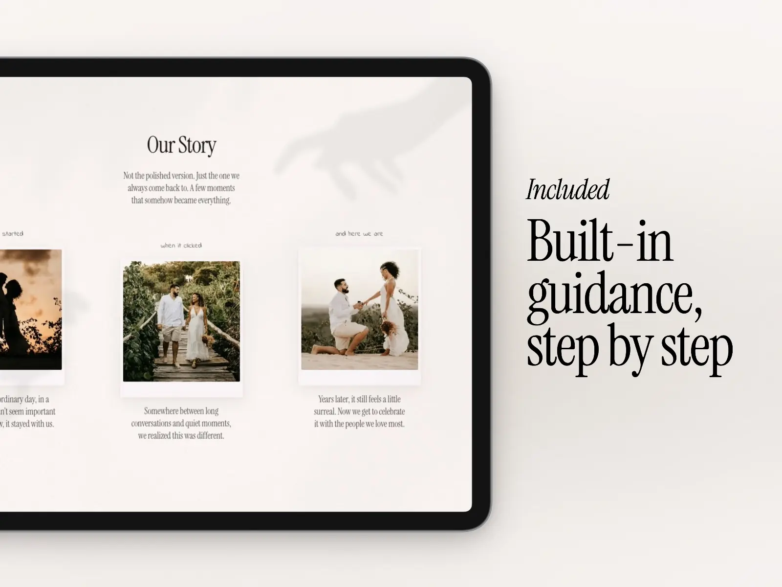 The Day — Elegant wedding website with RSVP