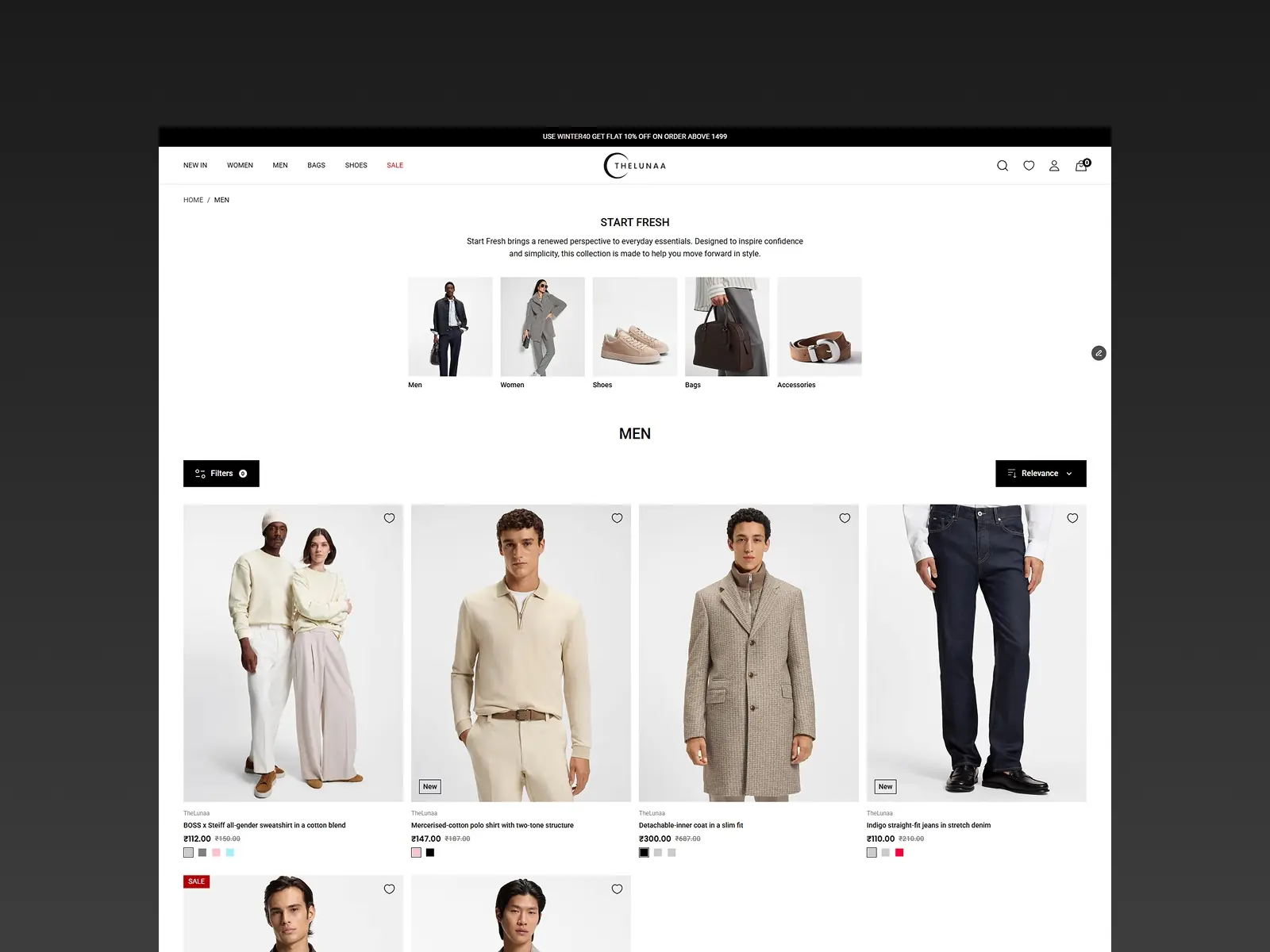 The Lunaa — Launch Fashion Store in Minutes