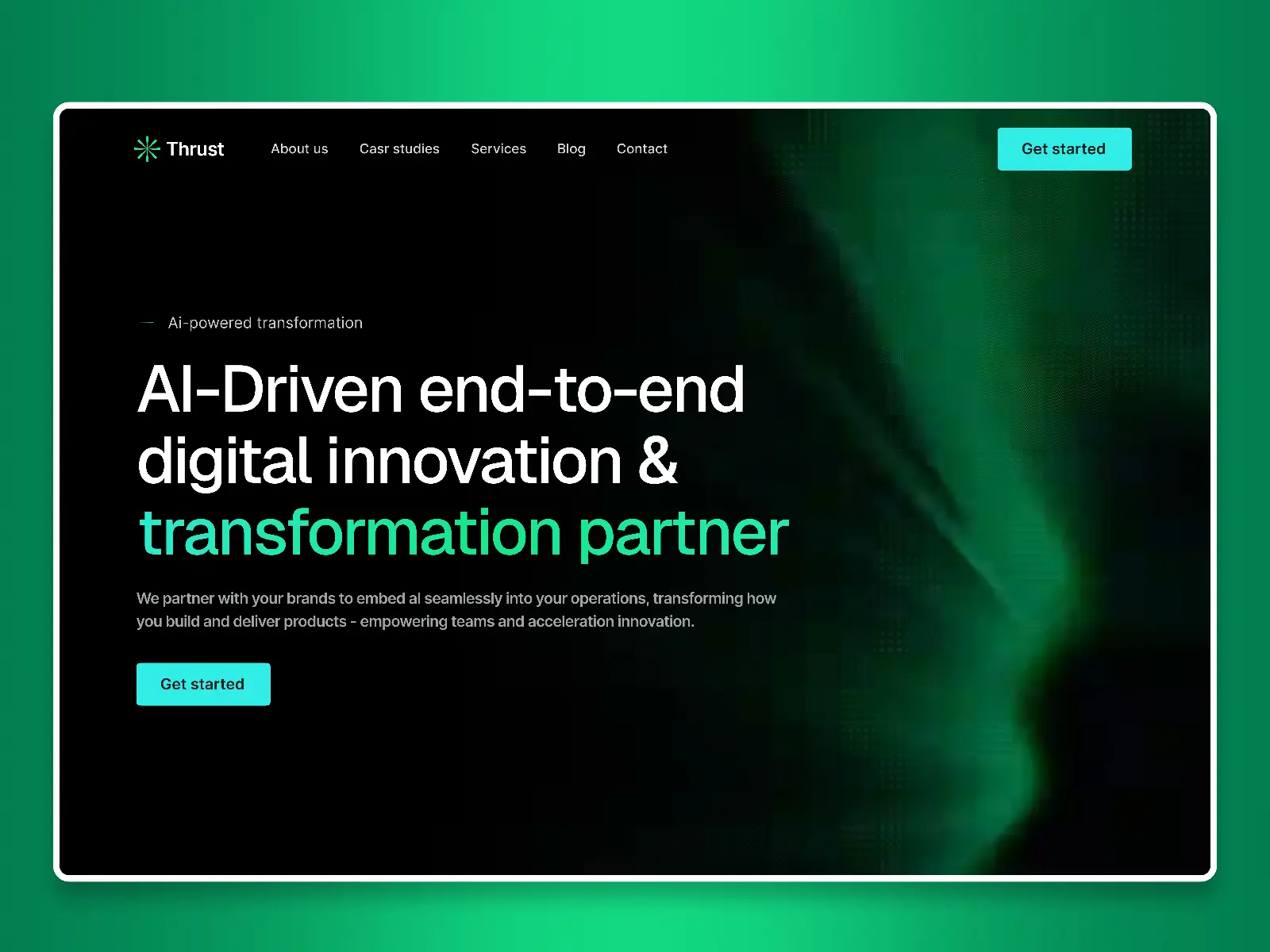 Thrust — AI Automation Agency Template — FramerStation Framer Template