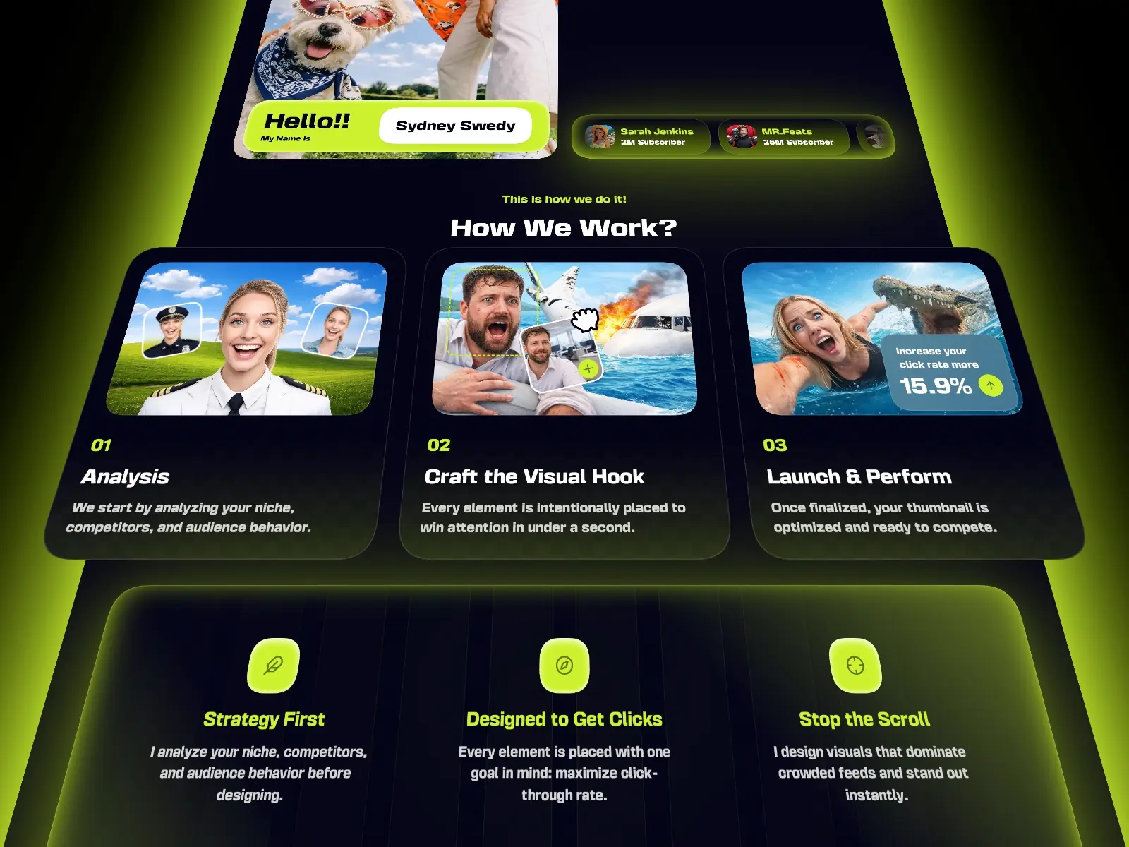 ThumbsUP — Thumbnail Designer Landing Page