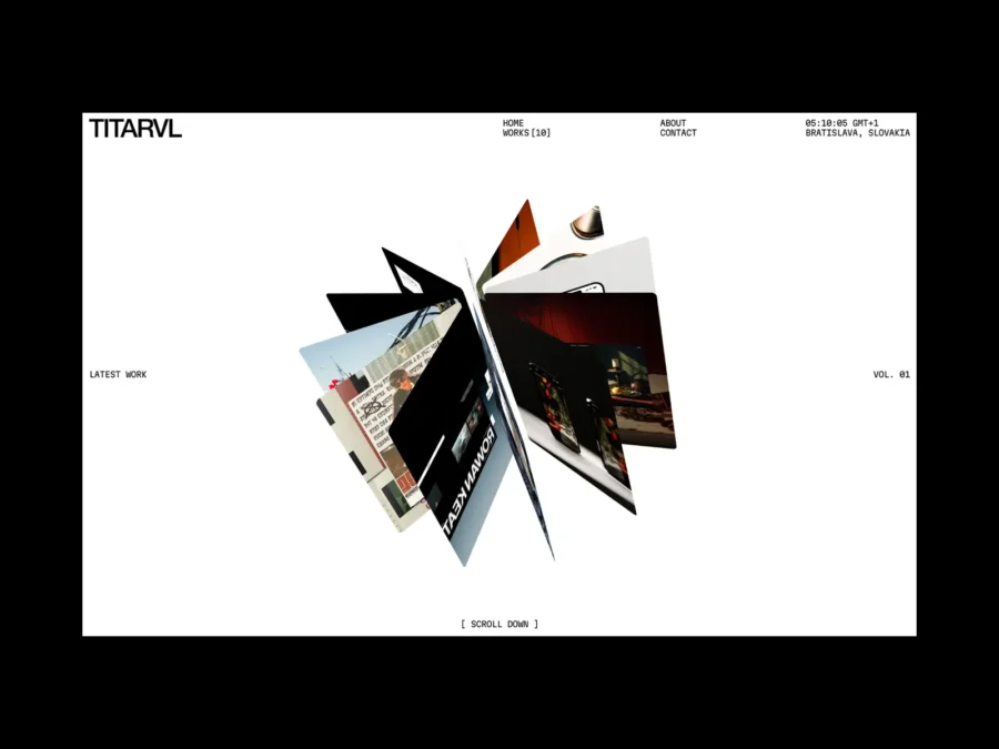TITARVL — Premium Portfolio Template — Titarvl Framer Template
