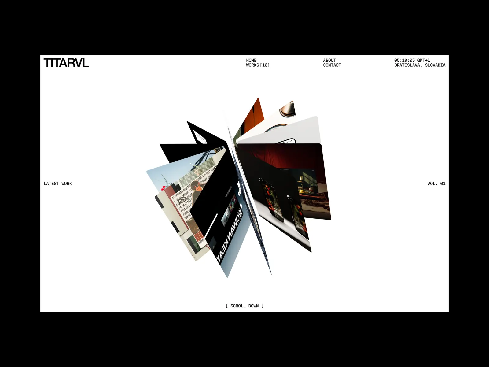 TITARVL — Premium Portfolio Template — Titarvl Framer Template