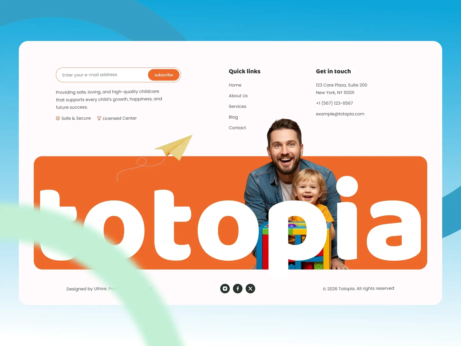 Totopia — Childcare & Kindergarten Template