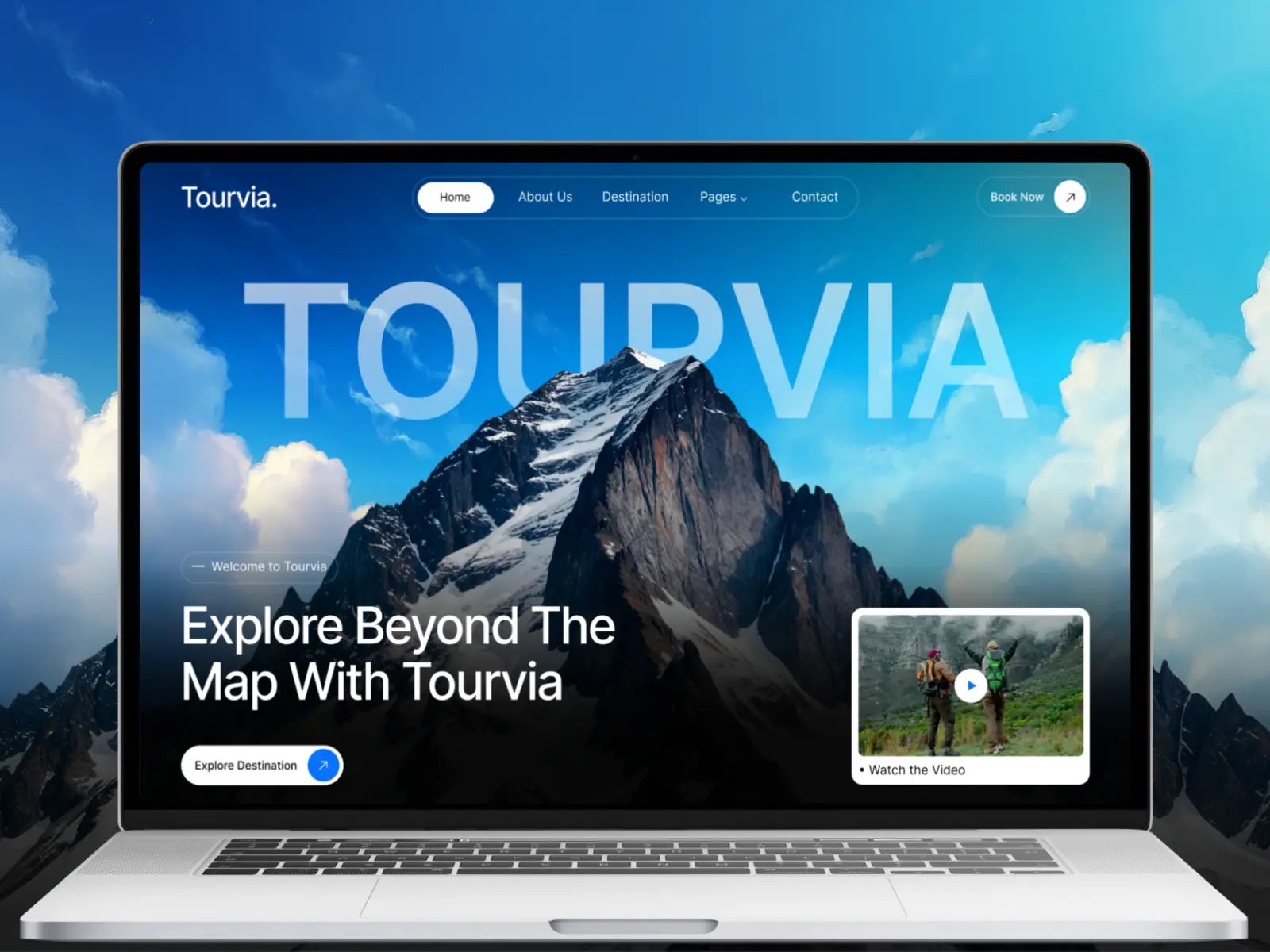 Tourvia — Travel Agency Template — Grabui Library Framer Template