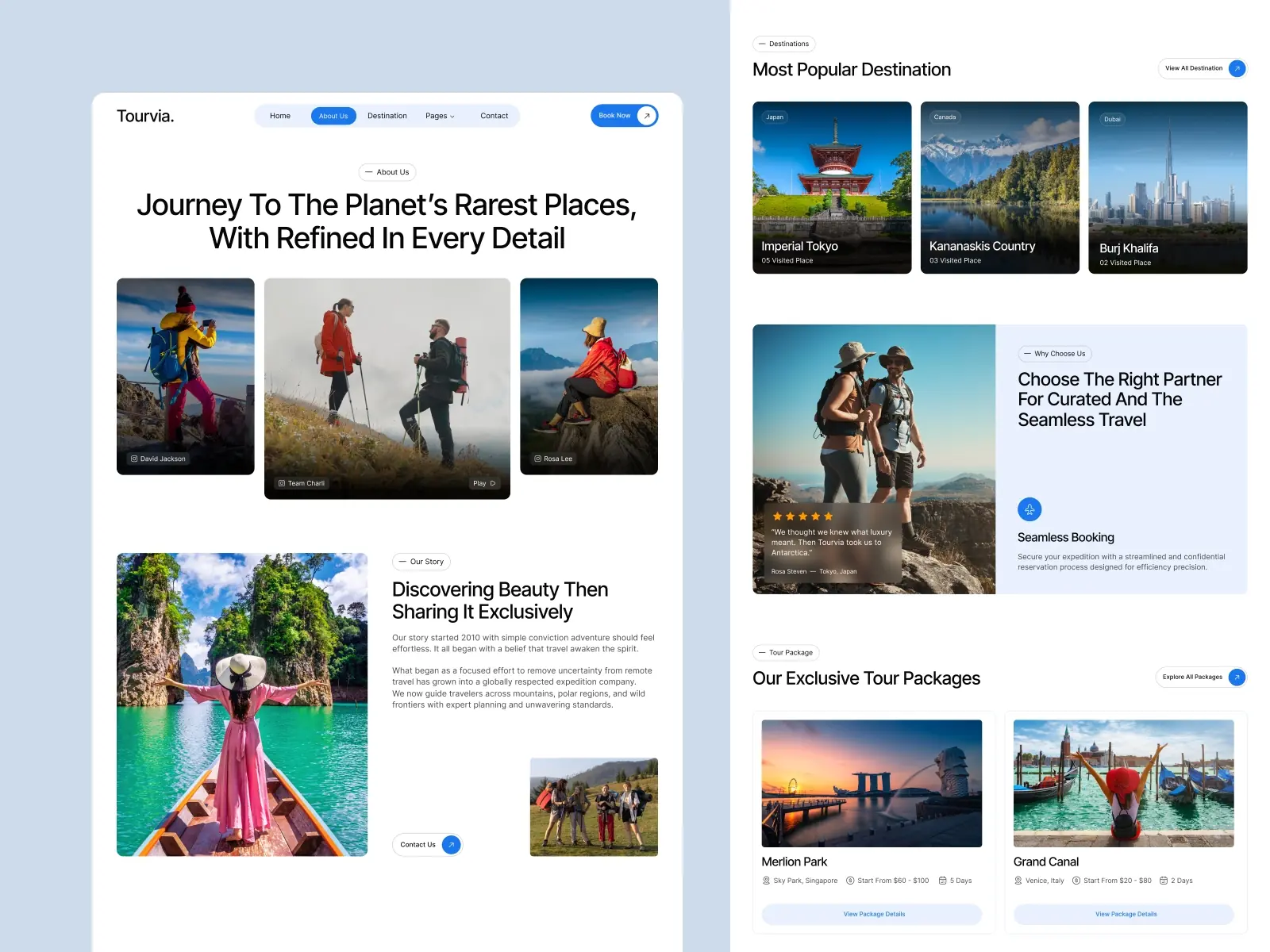 Tourvia — Travel Agency Template