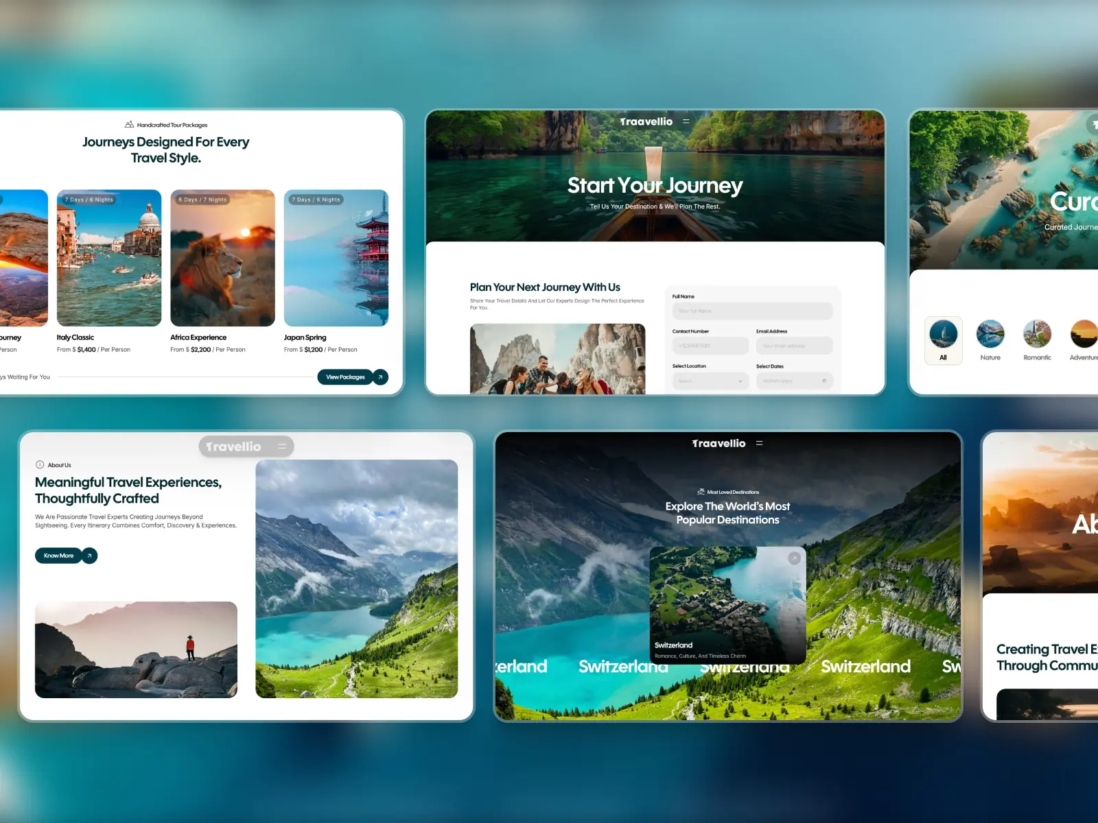Traavellio — Tours and Travel Agency Template