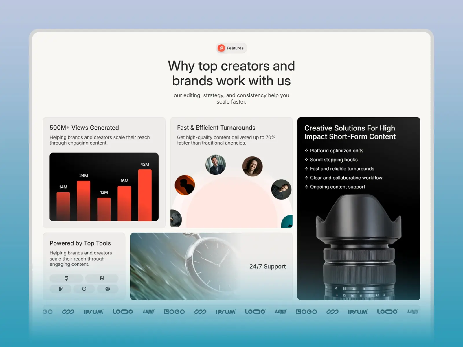 Trendy — Social Media Agency Template