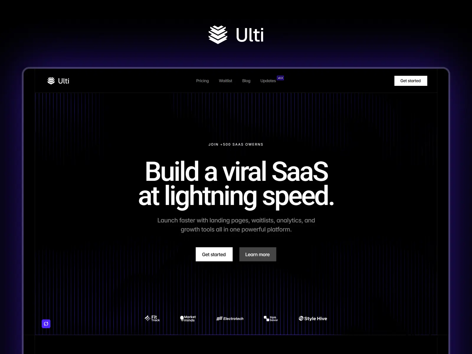 Ulti — Premium SaaS Template — Gabin B. Framer Template