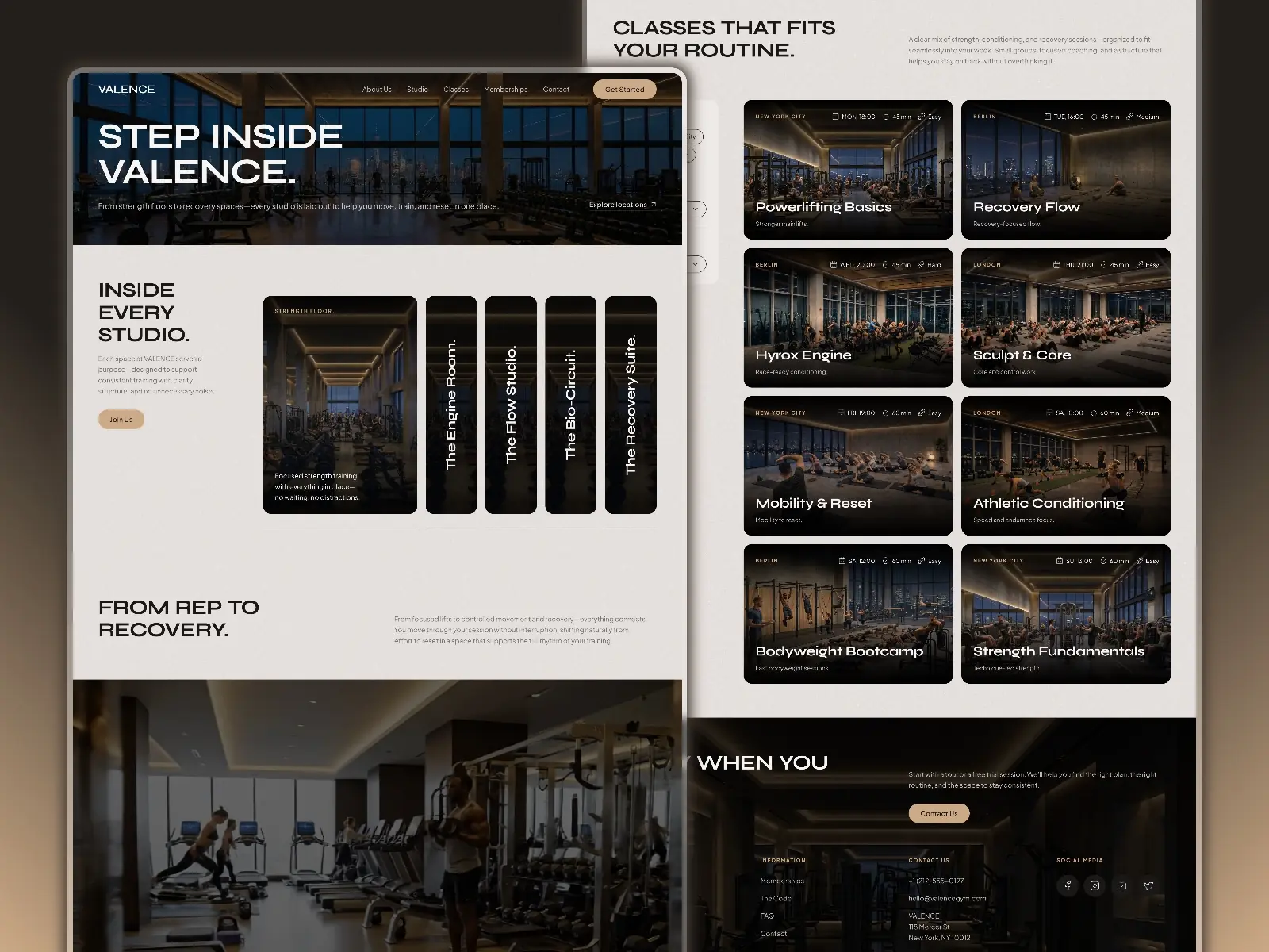 VALENCE — Gym & Personal Training Template