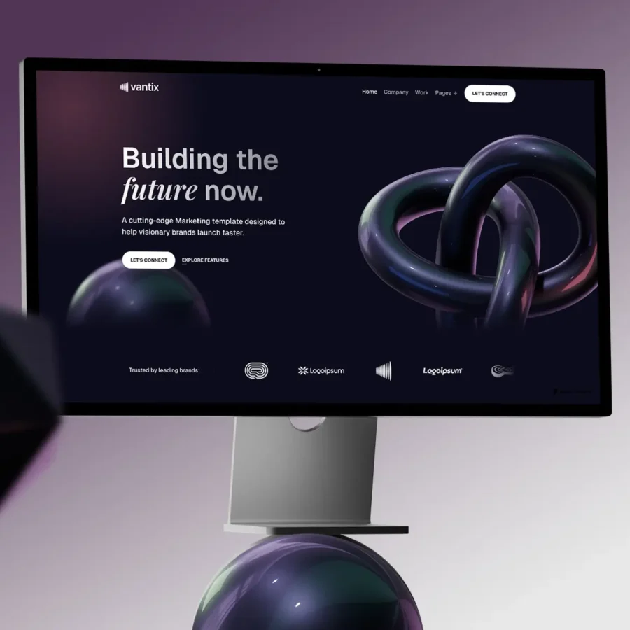 Vantix X — Marketing Agency Framer Template — Flowmance Framer Template