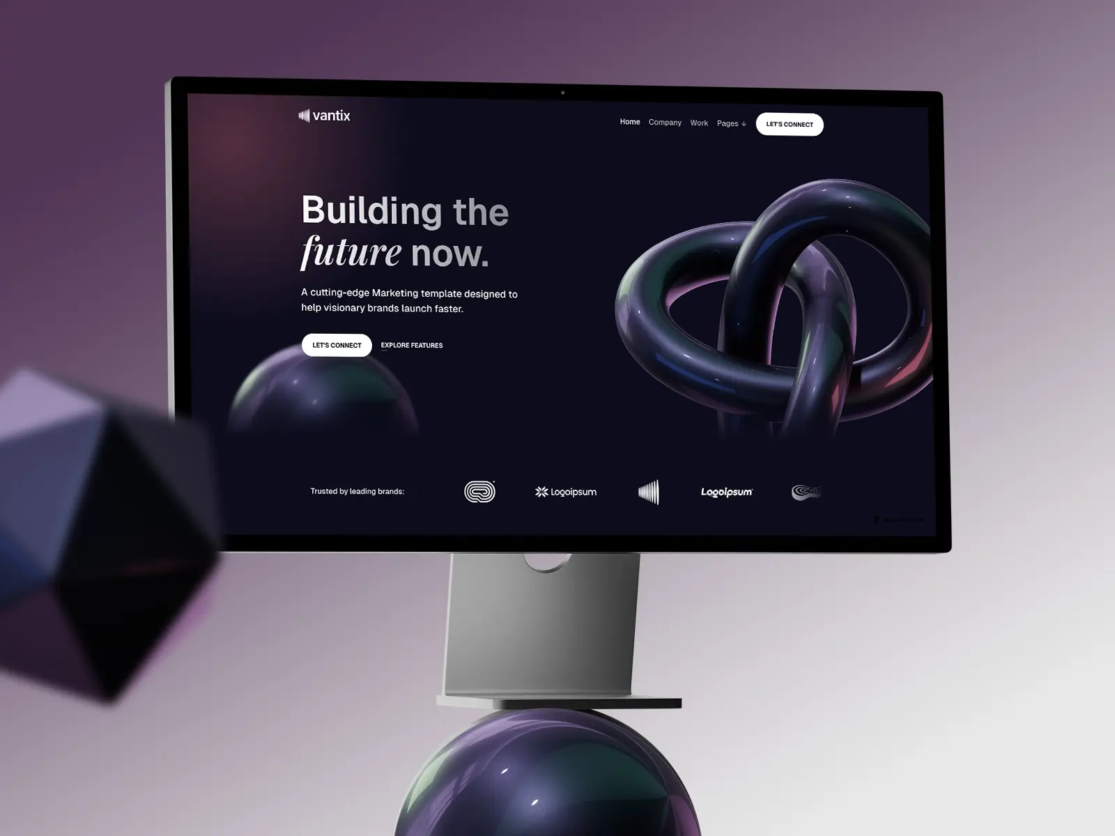 Vantix X — Marketing Agency Framer Template — Flowmance Framer Template