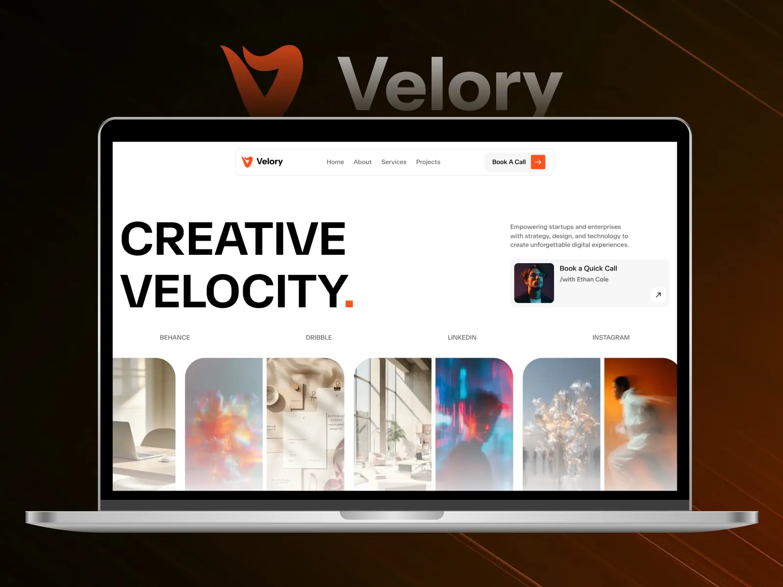 Velory — Creative Agency Framer Template — Framer Geeks Framer Template