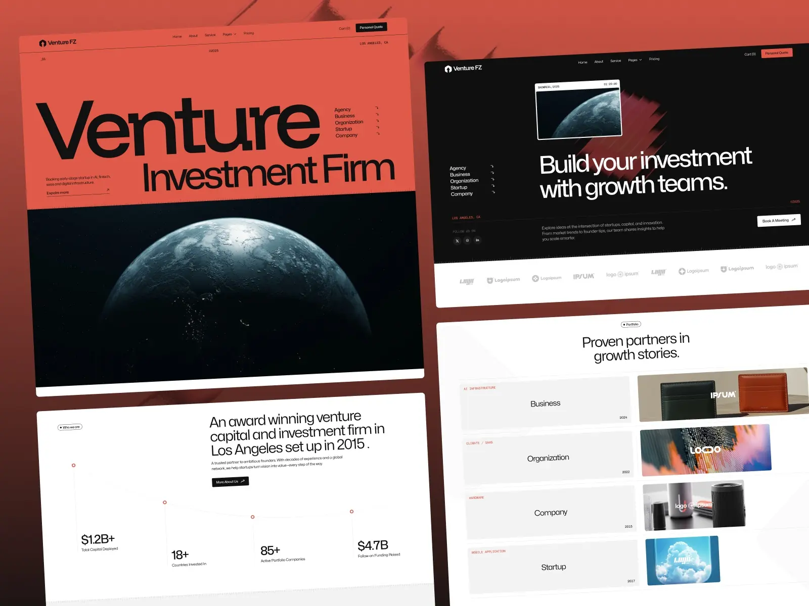Venturefz — Venture Capital Framer Template