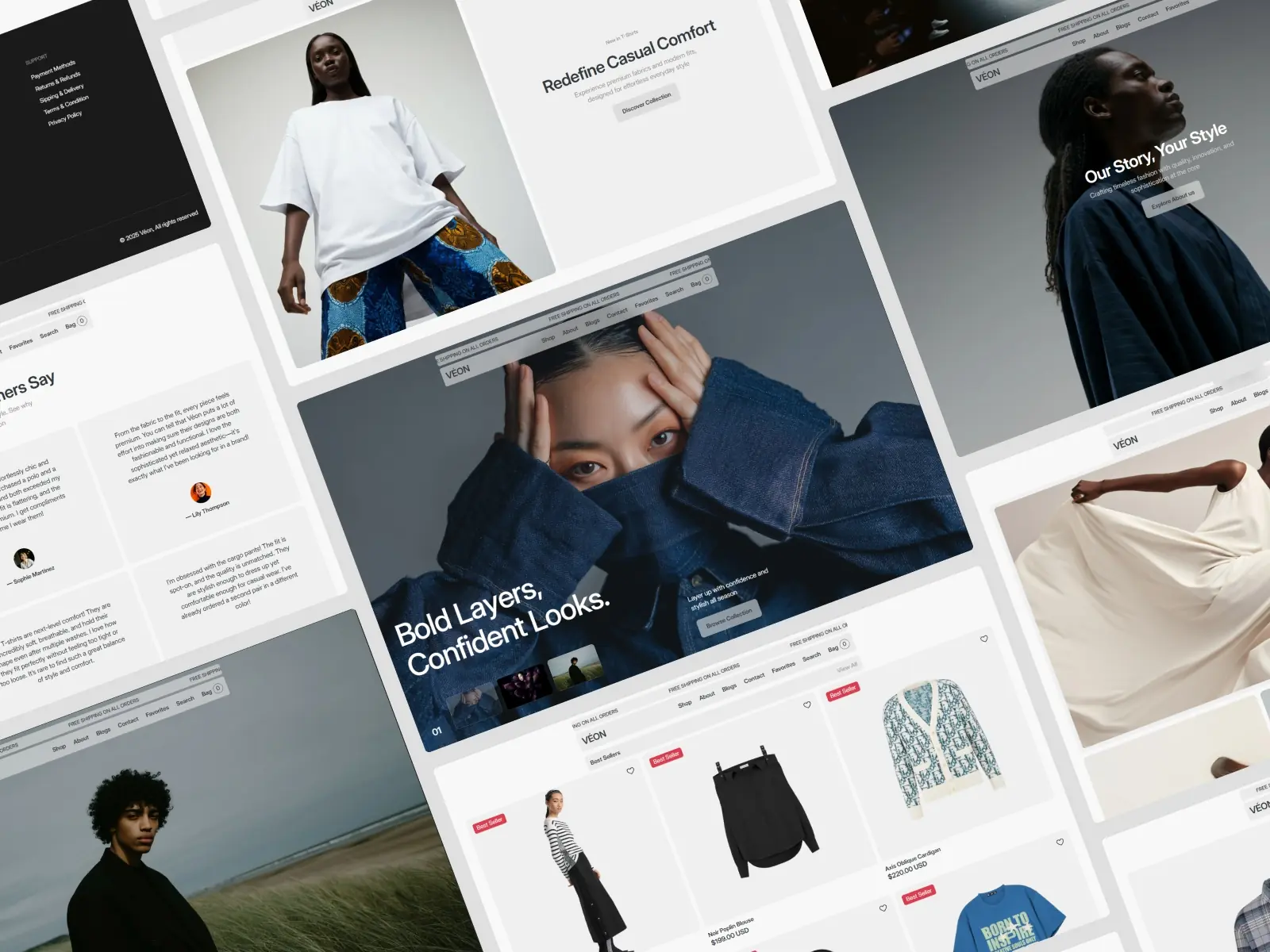 Veonn — Ultimate Fashion Framer Template