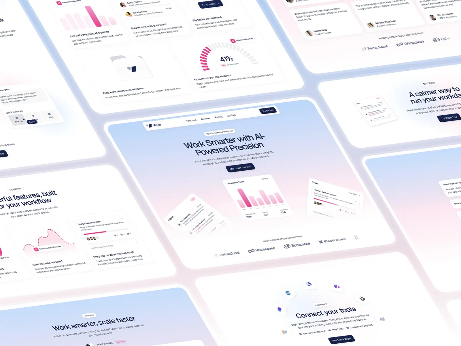 Veylo — Productivity Saas Template