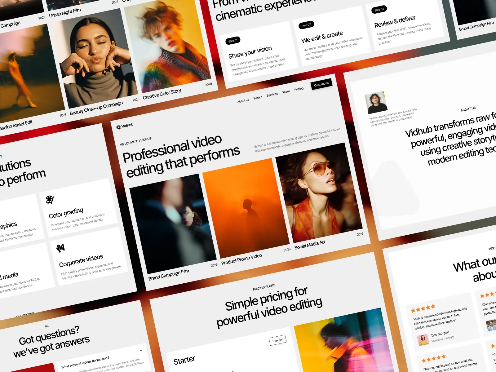 Vidhub — Video Editing Agency