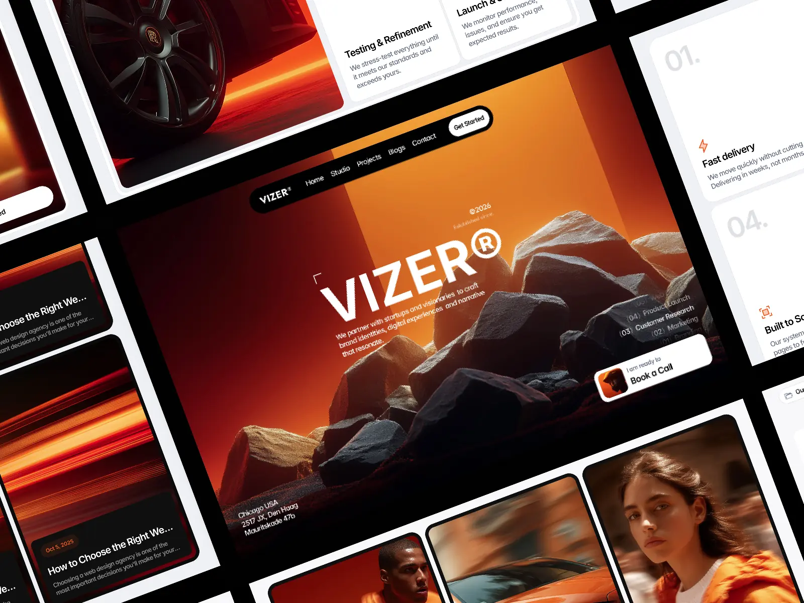 Vizer — Premium Agency & Portfolio — Anwar Raza Framer Template