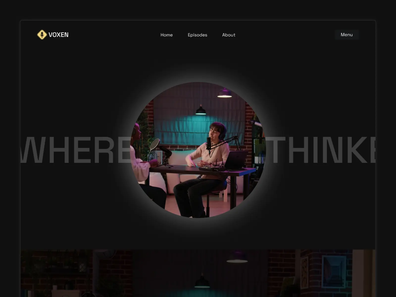 VOXEN — Podcast Website Framer Template