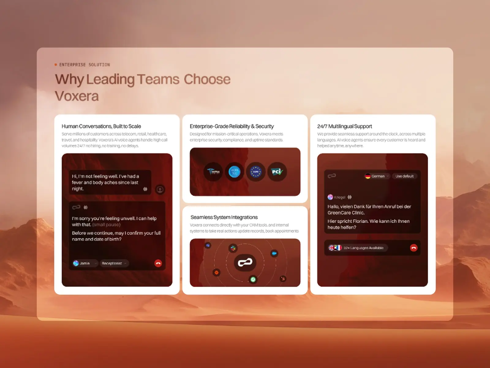 Voxera — AI Voice Agency Template