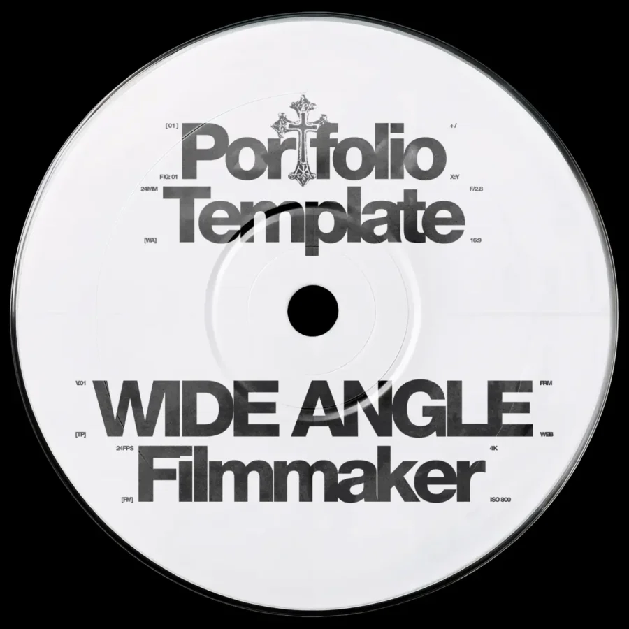 WIDE ANGLE® — Portfolio Template for Filmmakers — Titarvl Framer Template