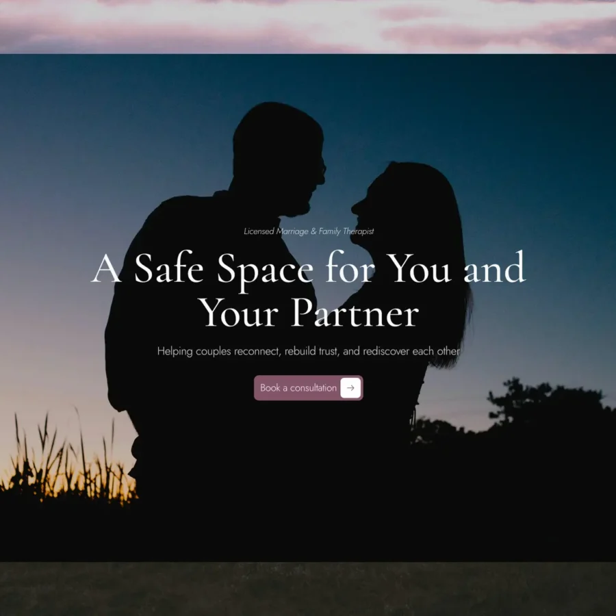 Willow Grace — A template for couples therapists — Blessing Adewale Framer Template