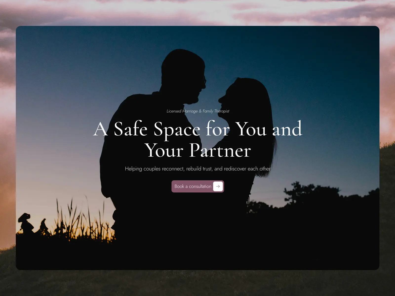 Willow Grace — A template for couples therapists — Blessing Adewale Framer Template