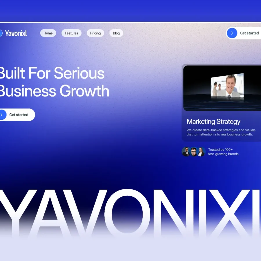 Yavonixl — Creative Agency & Marketing Agency — Pixcut Studio LLC Framer Template