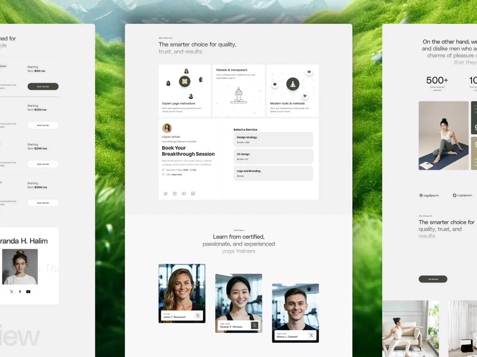 Yogax — Yoga And Fitness Framer Template