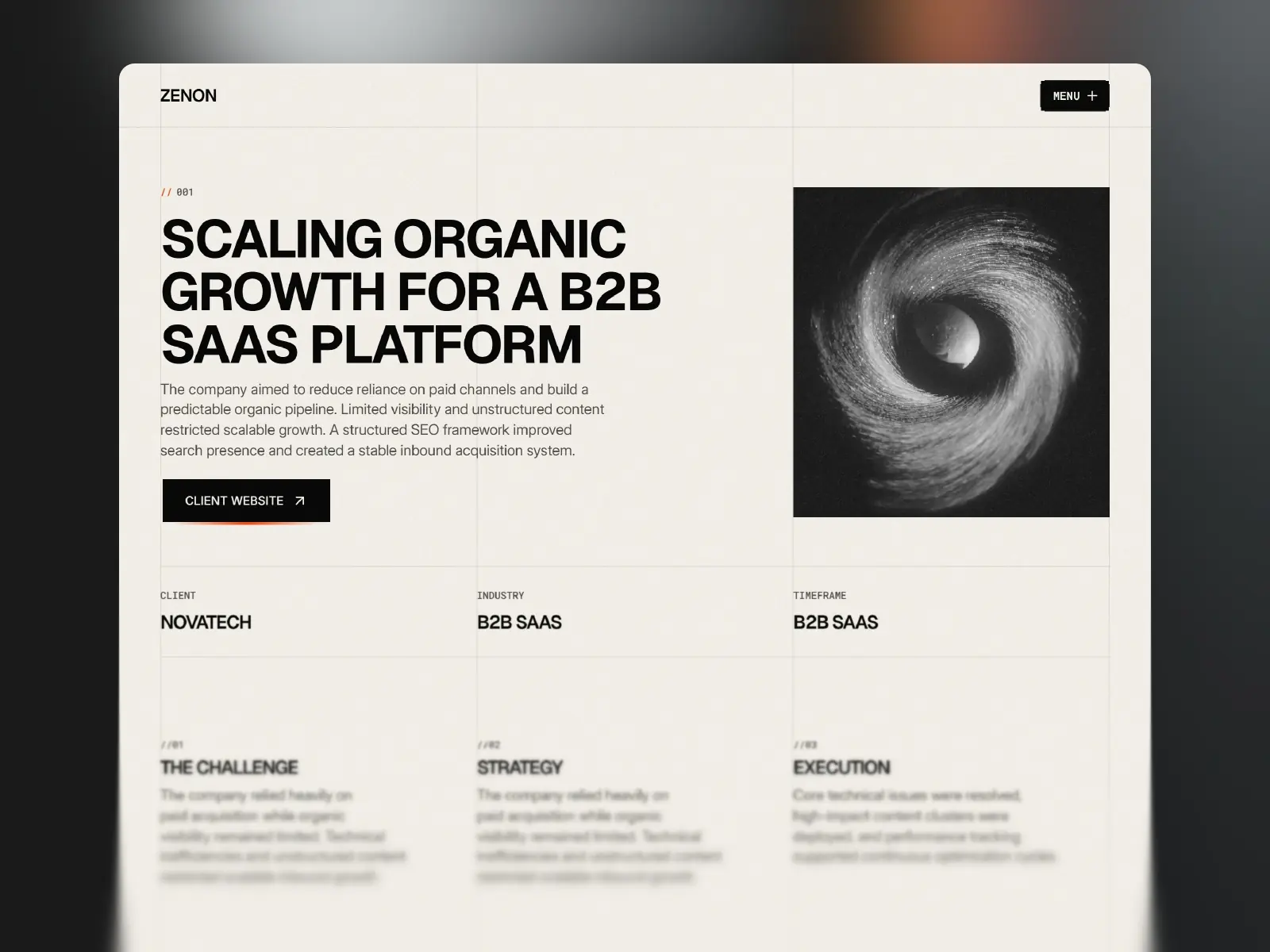 Zenon — SEO Agency Template